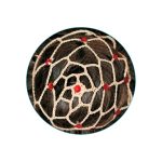 Retina beige con pietrine