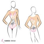 Vulcano leotard with sleeves - Image 7