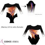Federica leotard with sleeves - Image 4