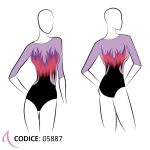 Body Megan con maniche - immagine 5