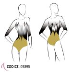 Body Megan con maniche - immagine 10