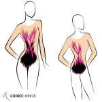 Vulcano leotard with sleeves - Image 10